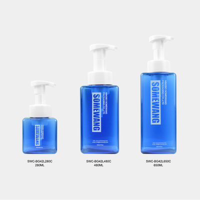 Pumpen-Serum-kosmetische Schaum-Flasche Skincare-Behälter 40ML 60ML 80ML PETG