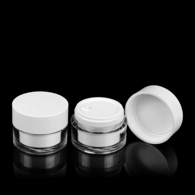 Luxus-PETG Creme-Behälter-austauschbares nachfüllbares Gesichts-Creme-kosmetisches Glas 50ml 100ml
