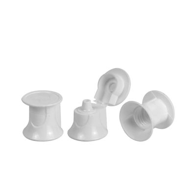 Kosmetisches Plastik-UVflaschen-Deckel-Verpacken beschichtungs-Flip Top Caps 7.8mm Plastik