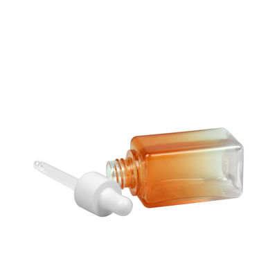 50ML der Steigungs-PETG kosmetisches Flaschen-Verpacken des ätherischen Öls Flaschen-des Quadrat-20/410