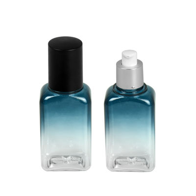 Quadrat-leere Plastikflaschen 60ml 100ml 120ml für Lotions-Serum-Flasche mit Pumpe