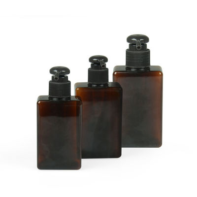 Cremetiegel 24/410 quadratische Amber Shampoo Bottle 100ml 200ml 250ml Petg