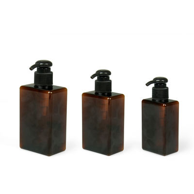 Cremetiegel 24/410 quadratische Amber Shampoo Bottle 100ml 200ml 250ml Petg