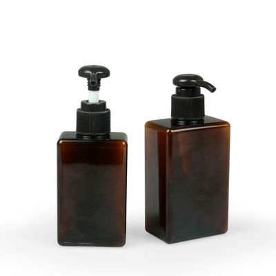 Cremetiegel 24/410 quadratische Amber Shampoo Bottle 100ml 200ml 250ml Petg