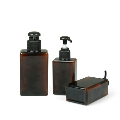 Cremetiegel 24/410 quadratische Amber Shampoo Bottle 100ml 200ml 250ml Petg