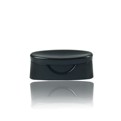 24/400 schwarze Flip Top Cosmetic Plastic Bottle-Kappe für Shampoo