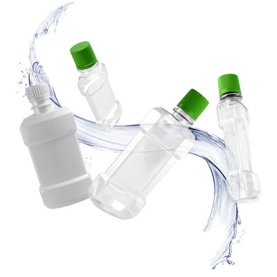weiße Mundwasser-Flasche 100ml Somewang mit Plastikkappe 44.5cm 142MM