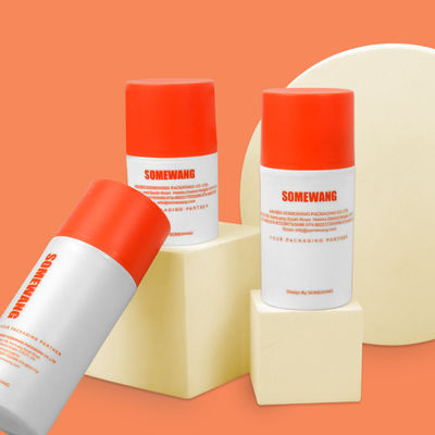 Modische nachfüllbare luftlose Pumpflasche 20ml 100ml, die Lotions-Pumpflasche-Plastik druckt