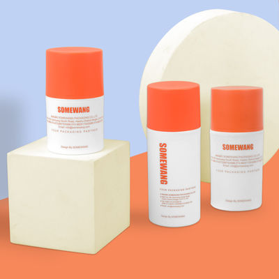 Modische nachfüllbare luftlose Pumpflasche 20ml 100ml, die Lotions-Pumpflasche-Plastik druckt