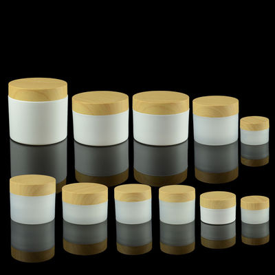 Cremetiegel 10g 20g 30g pp., der Soem-Augen-Creme-Deckel-kosmetische Bambusbehälter verpackt