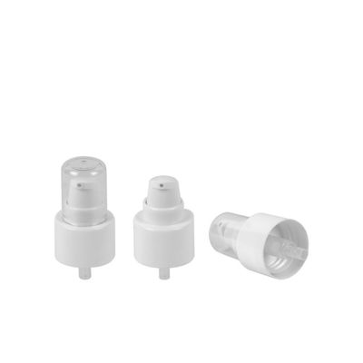 Creme-Lotions-Pumpen-doppel-wandige Zufuhr-Behandlung 24MM Hals-0.23CC mit klarem Overcap