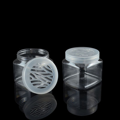 Galvanisierungsverpackenquadrat HAUSTIER Glas HAUSTIER 100ml 500ml rüttelt Leercontainer des desodorierenden Mittels