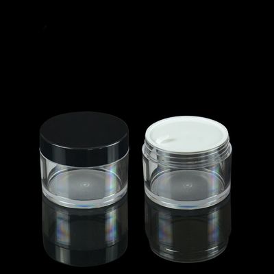 55mm 100ml PETG kosmetischer Glas-Cremetiegel-Paketkennzeichnung