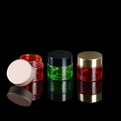 kosmetisches Glas-weißer Cremetiegel 15ml PETG für das Sahnehautpflege-kosmetische Verpacken