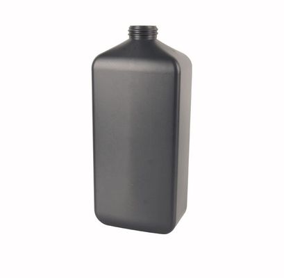 PET 950ml 32/410 kosmetische Flasche flache quadratische HDPE Hautpflege-Pumpflasche
