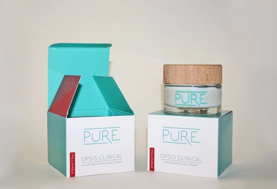 Kundengebundene Kosmetik 30ml 50ml PETG sahnen leeres Glas mit galvanisiertem Deckel