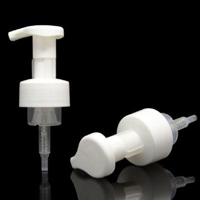 40mm Luxushautpflege-Schaum-Seifen-Pumpflasche-klarer weißer kosmetischer Behälter