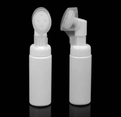 43mm Schaum-Flaschen-Bürsten-Silikon-Gesichts-Wäsche mit Bürsten-Gesichtsreiniger-Bürsten-Pumpe