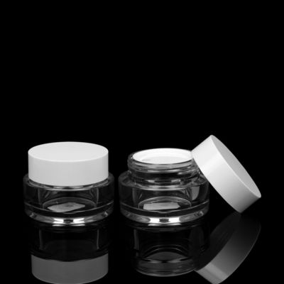 schwere Wand-Cremetiegel-kosmetische Verpackenlotions-Gläser 50ml PETG mit Deckeln