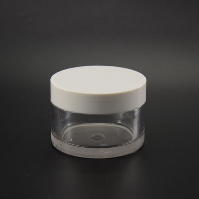 Serum 50ml ABS PETG kosmetische Glas-Gesichts-Creme mit galvanisiertem Deckel