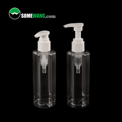 Plastik-HAUSTIER 250ml kosmetische Flaschen-leere Lotions-flache Schulter-Flasche