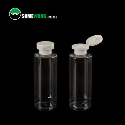 Plastik-HAUSTIER 250ml kosmetische Flaschen-leere Lotions-flache Schulter-Flasche