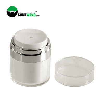 Luxuskörperpflege-kosmetische Creme-Behälter-Hautpflege-luftloses Pumpen-acrylsauerglas 30ml 50ml