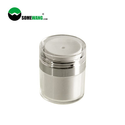Luxuskörperpflege-kosmetische Creme-Behälter-Hautpflege-luftloses Pumpen-acrylsauerglas 30ml 50ml