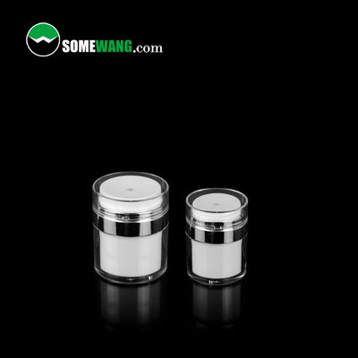 Luxuskörperpflege-kosmetische Creme-Behälter-Hautpflege-luftloses Pumpen-acrylsauerglas 30ml 50ml