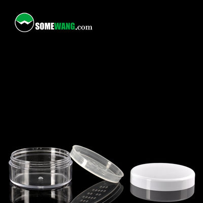 Pulver-Behälter-rundes Make-upwiederverwendbare Plastikglas-Reise-Größe des freien Raumes 24g leeres loses
