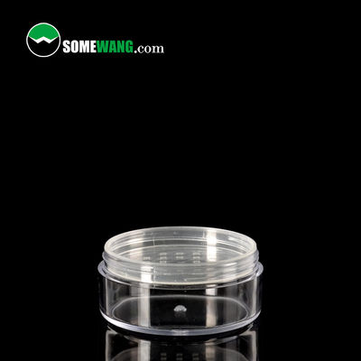 Pulver-Behälter-rundes Make-upwiederverwendbare Plastikglas-Reise-Größe des freien Raumes 24g leeres loses