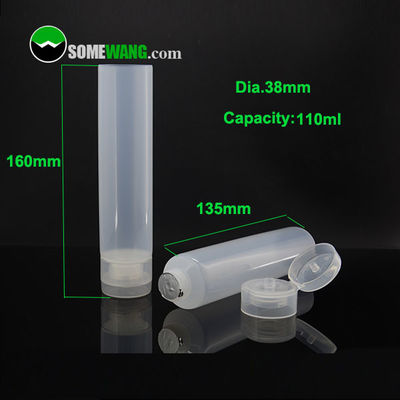PET kosmetisches weiches Pflegespülungs-Rohr Röhrenverpackungs-110ml