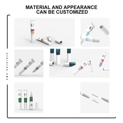Überwurfmuttern 15ml bürsten Hauptlipgloss-Rohr-kosmetisches Verpackenbehälter-Rohr