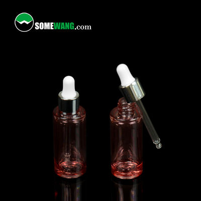 Leere Flasche ätherischen Öls des PETG-Tropfflasche-10ml 30ml 40ml mit Pressungs-Rohr-Tropfenzähler
