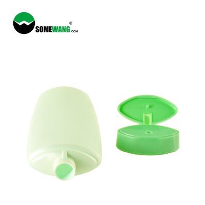 Shampoo-Gebrauch PET Plastikflasche 200ml fertigte flache Quetschflasche mit Flip Top Lid besonders an