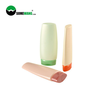 Shampoo-Gebrauch PET Plastikflasche 200ml fertigte flache Quetschflasche mit Flip Top Lid besonders an