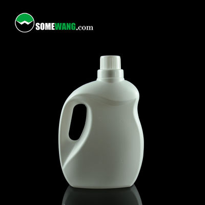 Plastik-PET fertigte Flasche mit Schraubverschluss des Farbgroße Waschmittel-2L besonders an