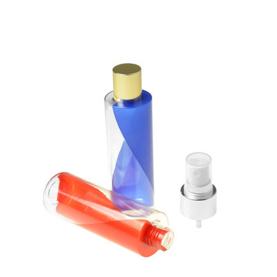 Doppelleere kundenspezifische PETG kosmetische Flaschen-Plastiklotions-Flasche 200ml der farbe